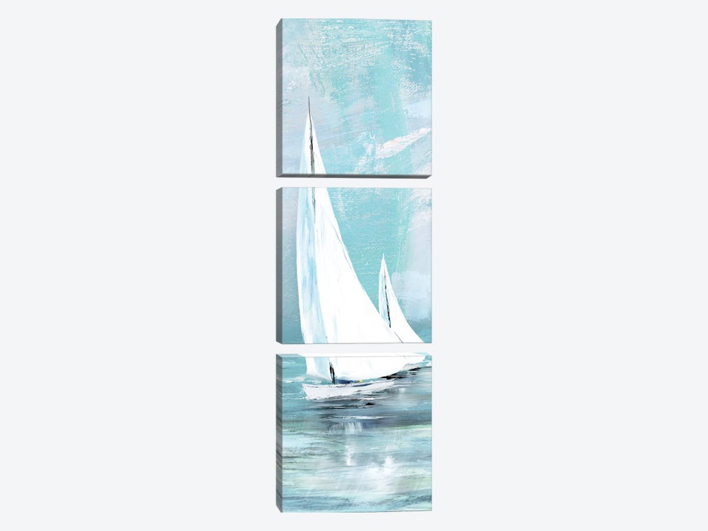 Soft Sail II by Conrad Knutsen 3-piece Canvas Print