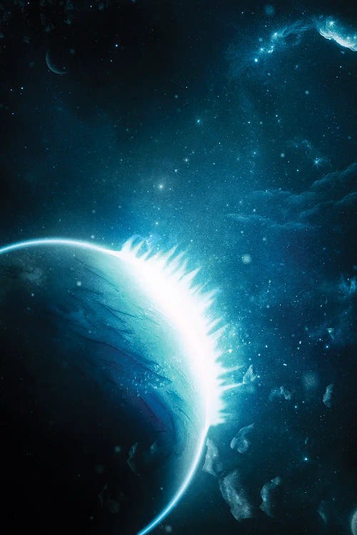 Galaxy Universe by Milos Karanovic wall art