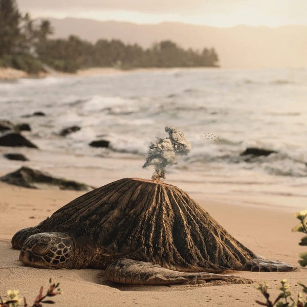 Milos Karanovic: Turtle Volcano by Milos Karanovic