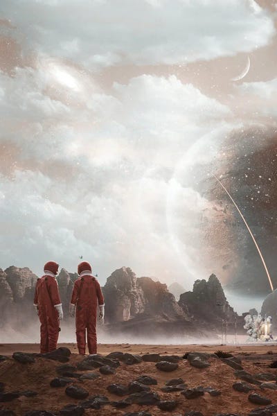 Begining Of A Journey by Milos Karanovic art print