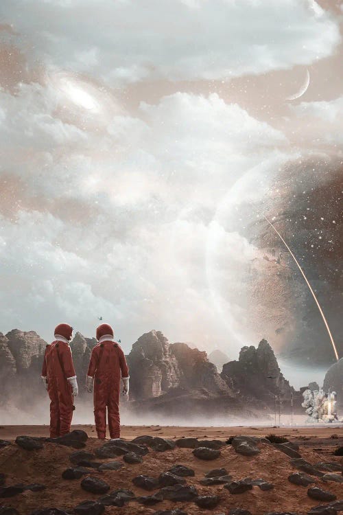 Begining Of A Journey by Milos Karanovic wall art