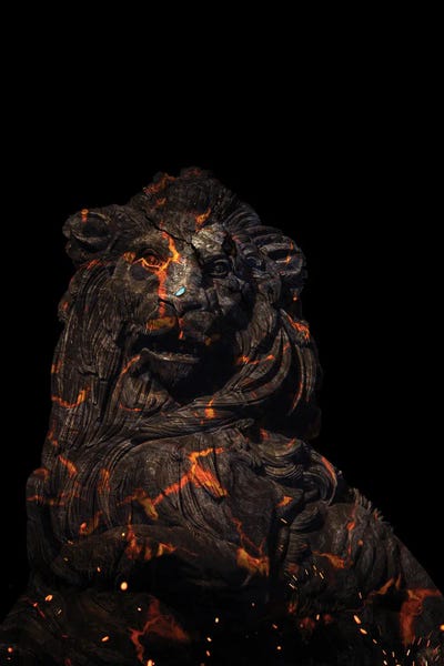 Lava Sculpture III by Milos Karanovic art print