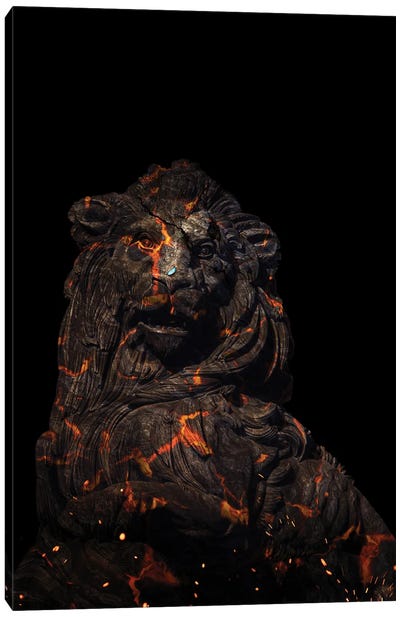 Lava Sculpture III Canvas Art Print - Milos Karanovic