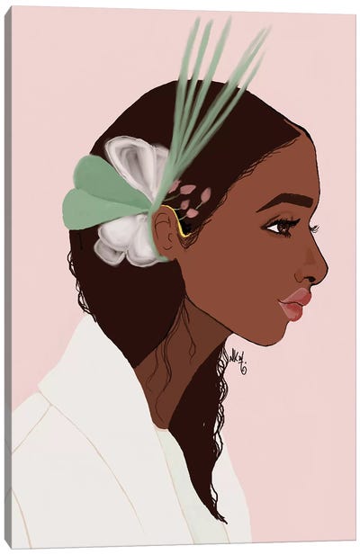 Couronne Hair Canvas Art Print - Nicholle Kobi