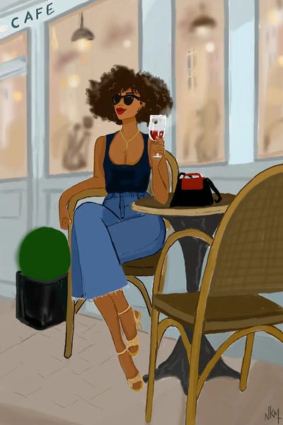 Fine Art Print: Coffee Paris by Nicholle Kobi