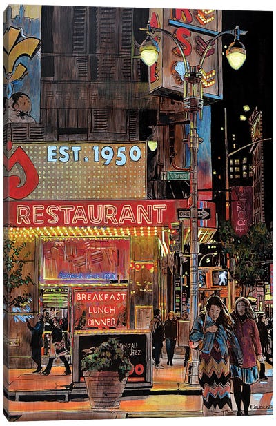 Junior's Times Square Canvas Art Print - Keith Oelschlager