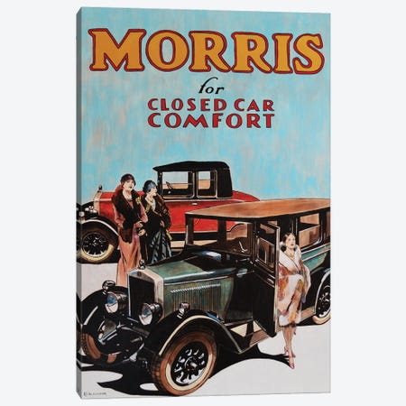 Closed Car Comfort Canvas Print #KOL24} by Keith Oelschlager Art Print