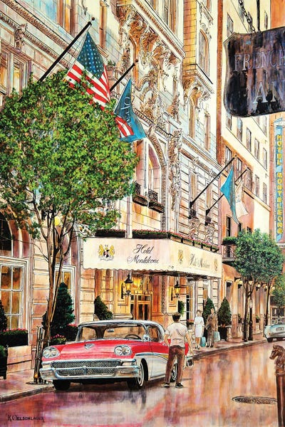 Keith Oelschlager: Hotel Monteleone in Summer by Keith Oelschlager