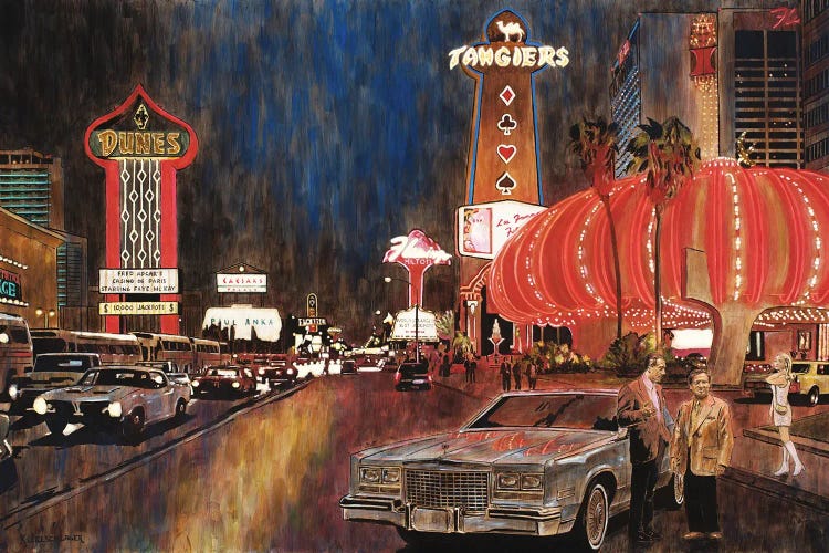 Old Vegas by Keith Oelschlager wall art