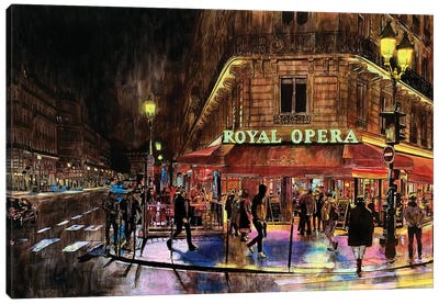 Royal Opera Paris Canvas Art Print - Keith Oelschlager
