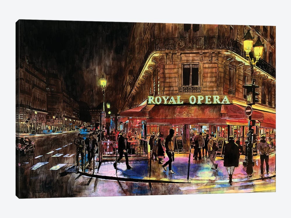 Royal Opera Paris by Keith Oelschlager 1-piece Canvas Art