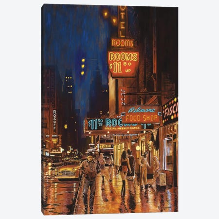 The Taxi Driver Canvas Print #KOL31} by Keith Oelschlager Art Print