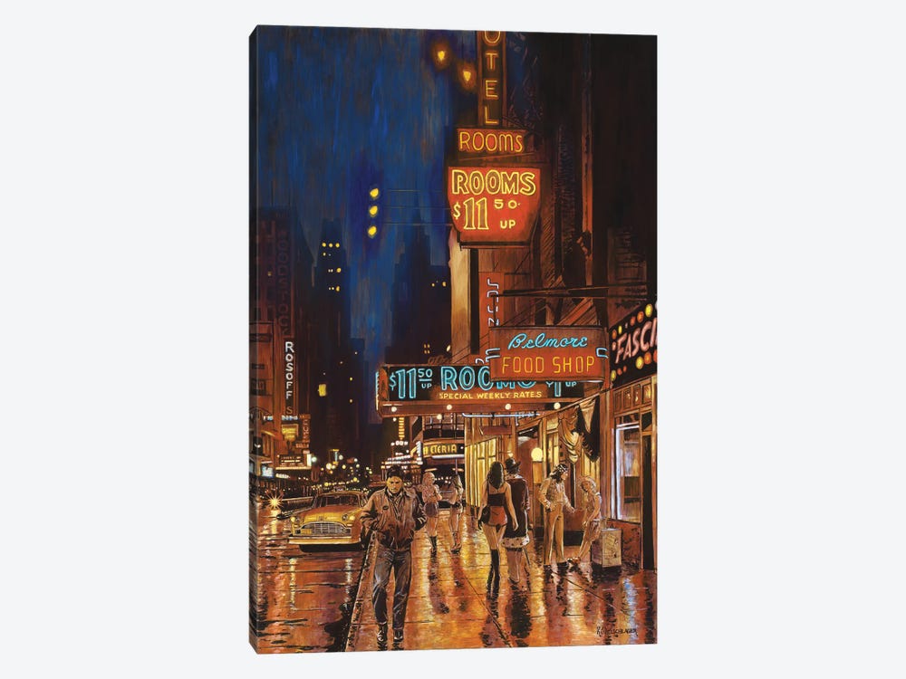 The Taxi Driver by Keith Oelschlager 1-piece Canvas Art Print