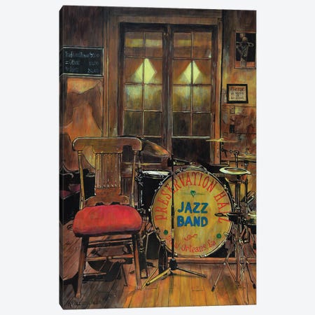 Preservation Hall Stage Canvas Print #KOL5} by Keith Oelschlager Canvas Art