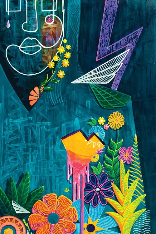 Let It Spill by Kolormore wall art