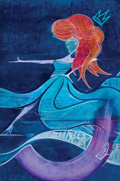 Baila Flora II by Kolormore wall art