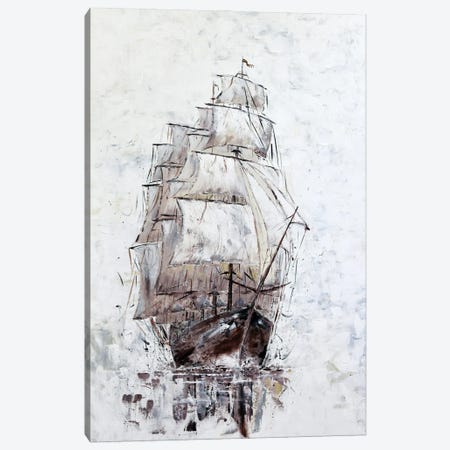 Old sailing boat Canvas Print #KOO25} by Koorosh Nejad Canvas Wall Art