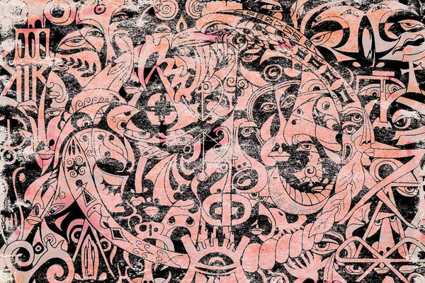 Koorosh Nejad: Romans Pink Red Peach by Koorosh Nejad