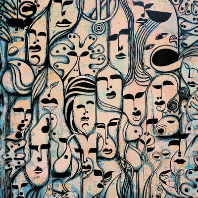 Roots Yellow by Koorosh Nejad canvas print