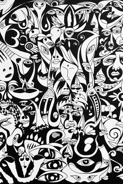 The Patience - Ancient India by Koorosh Nejad canvas print