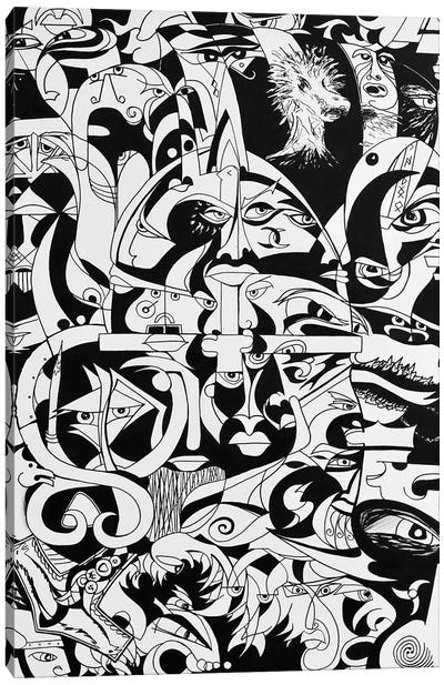The Present - Vikings And Celtic Heritage Canvas Art Print - Koorosh Nejad