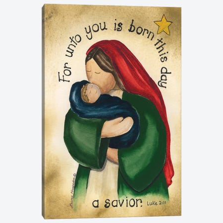 A Savior Canvas Print #KOR1} by Laurie Korsgaden Canvas Artwork