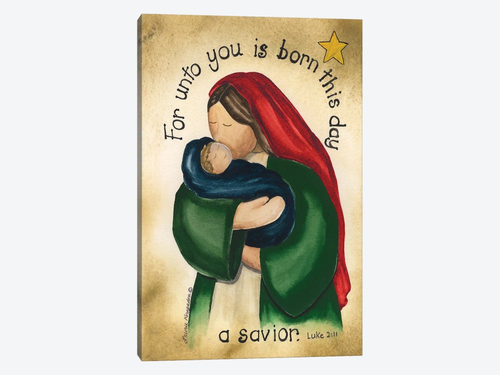 A Savior by Laurie Korsgaden 1-piece Canvas Art Print