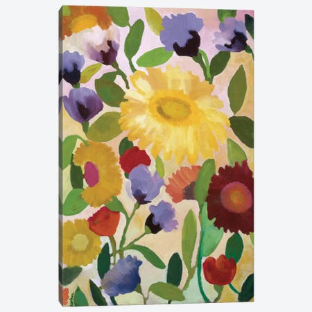 Irises Canvas Print #KPA10} by Kim Parker Art Print