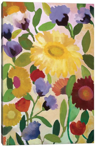 Irises Canvas Art Print - Kim Parker