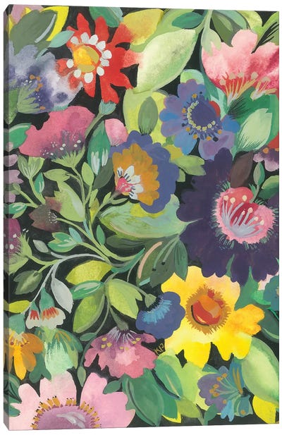 Purple Anemone Canvas Art Print - Kim Parker