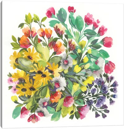 Wildflowers Canvas Art Print - Kim Parker