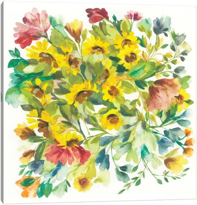 Winter Bouquet Canvas Art Print - Kim Parker