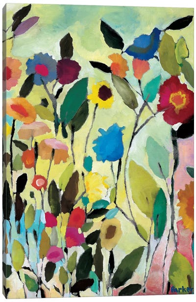 Tulip Garden Canvas Art Print - Kim Parker