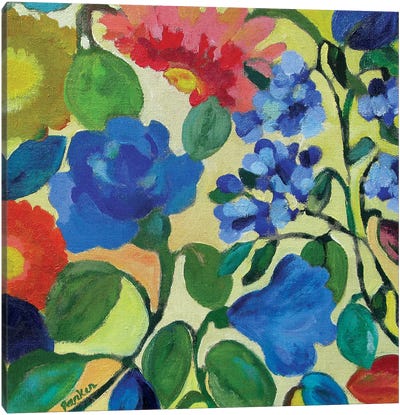 Hydrangeas Canvas Art Print - Kim Parker