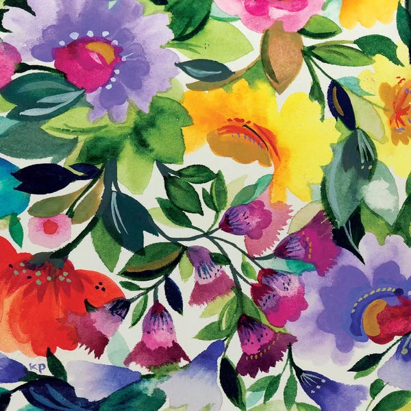 Zinnias: Lavender Zinnia III by Kim Parker