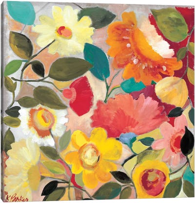 Lush Garden Canvas Art Print - Kim Parker