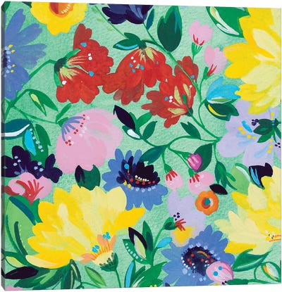 Mint Garden I Canvas Art Print - Kim Parker