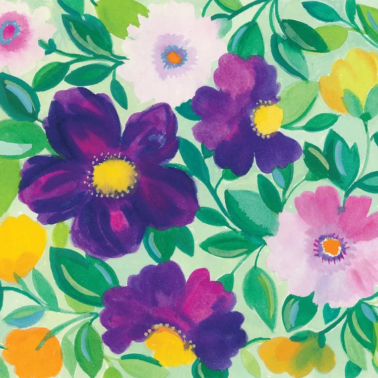Morning Glories II by Kim Parker wall art