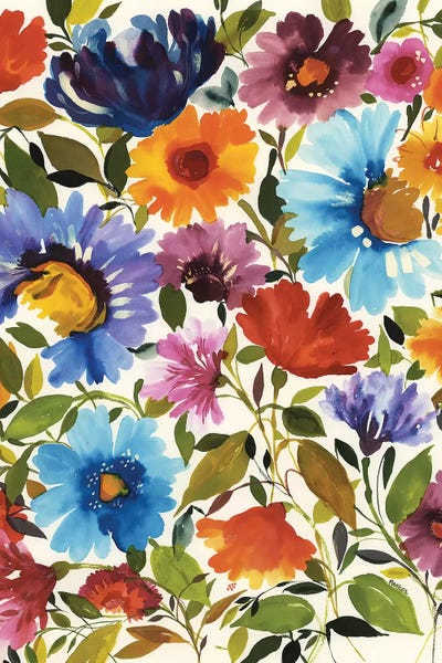 Anemones: Anemone Bouquet II by Kim Parker