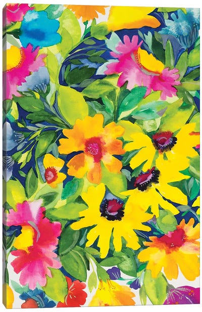 Summer Bouquet Canvas Art Print - Kim Parker
