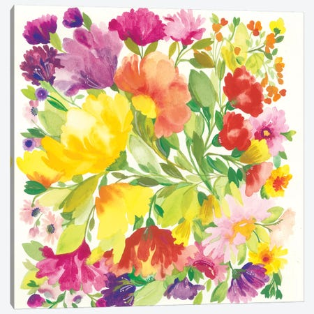 Spring Tulips Canvas Print #KPA153} by Kim Parker Canvas Print