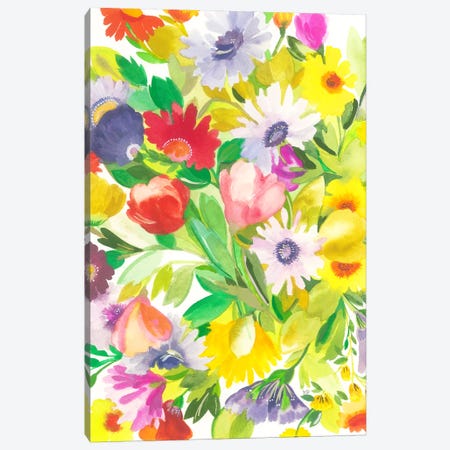 April Tulips Canvas Print #KPA157} by Kim Parker Canvas Artwork