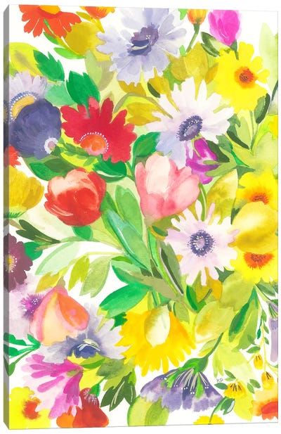April Tulips Canvas Art Print - Kim Parker