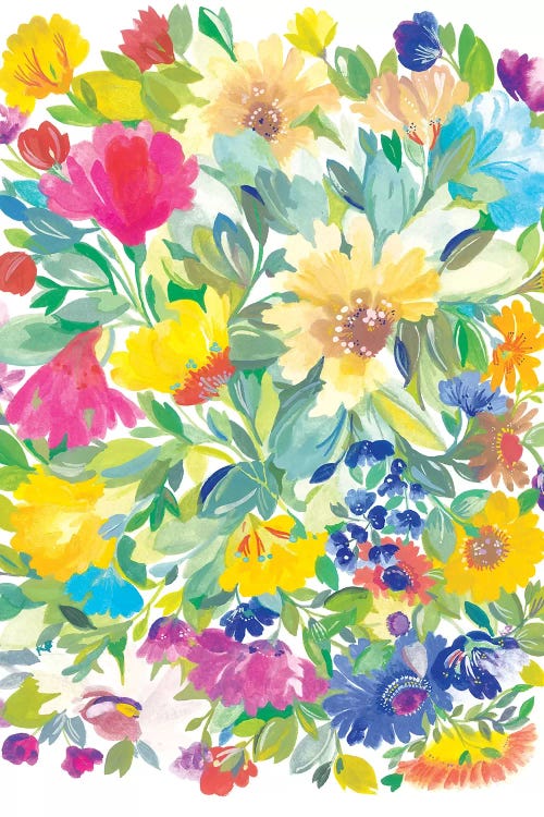 Meadow Bouquet by Kim Parker wall art