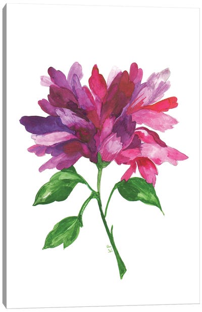 Violet Magnolia Canvas Art Print - Magnolia Art
