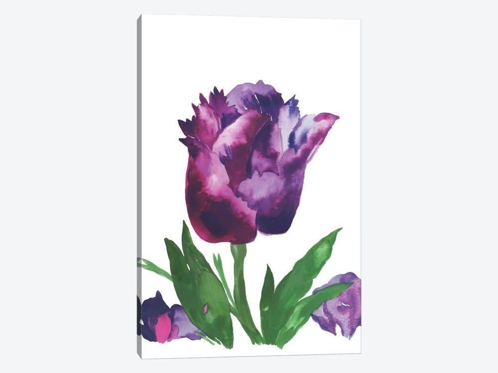 Purple Tulip by Kim Parker 1-piece Canvas Wall Art