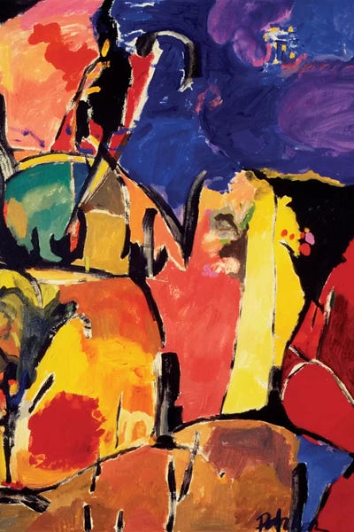 Arles by Kim Parker framed canvas print