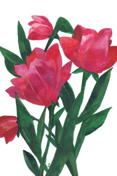 Tulips: Pink Tulips by Kim Parker