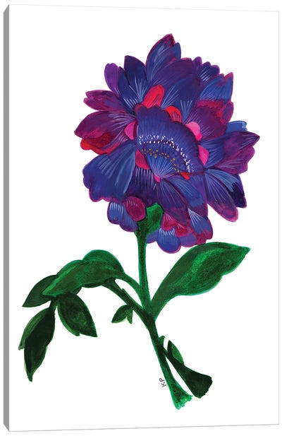 Violet Lotus Canvas Art Print - Lotus Art