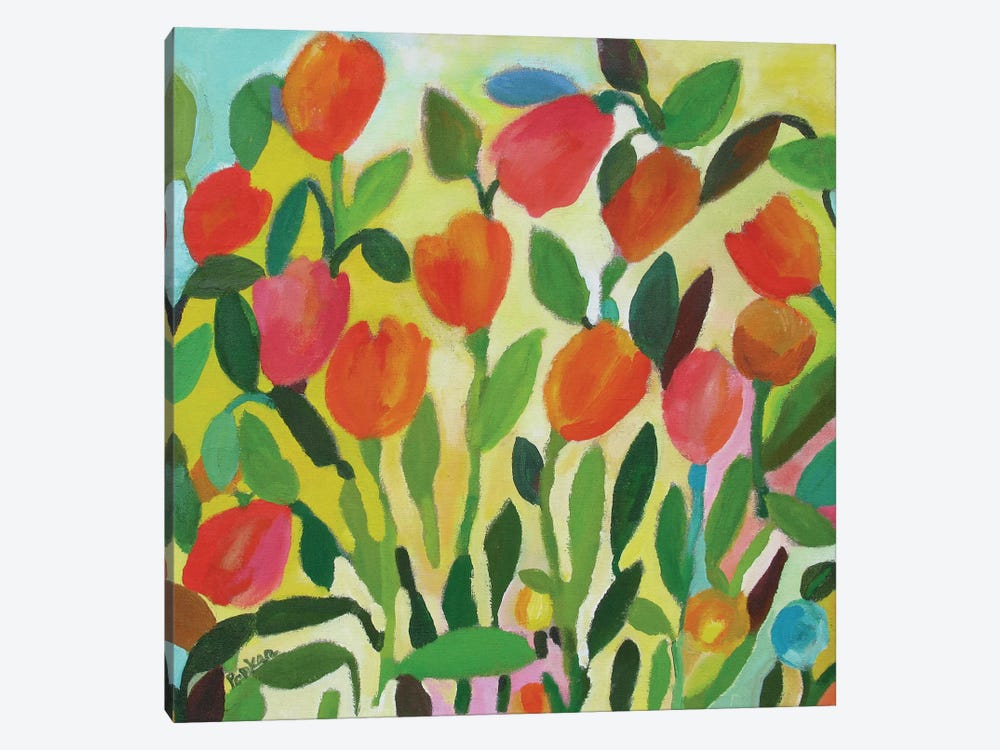 Tulip Garden 1-piece Canvas Wall Art